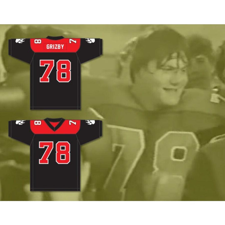 CUSTOM ANY Name Number BRIAN GRIZBY 78 MINNVILLE HIGH SCHOOL GRIZZLIES Football Jersey Top Stitched S-6XL