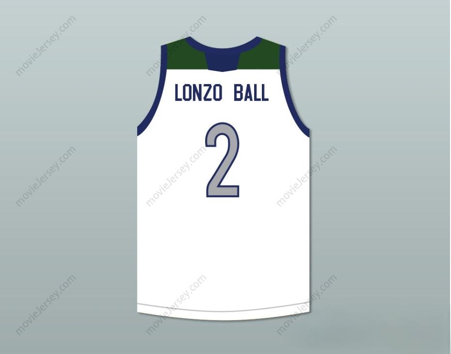 CUSTOM ANY Name Number LONZO BALL 2   HUSKIES WHITE BASKETBALL JERSEY Top Stitched S-6XL