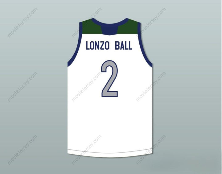 CUSTOM ANY Name Number LONZO BALL 2   HUSKIES WHITE BASKETBALL JERSEY Top Stitched S-6XL