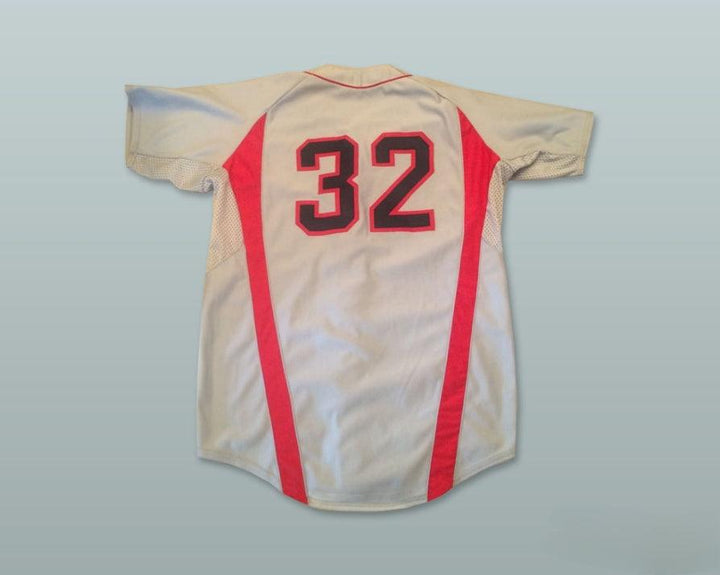 Custom Any Name Number RUNNERS 32 GRAY BASEBALL JERSEY Top Stitched S-6XL