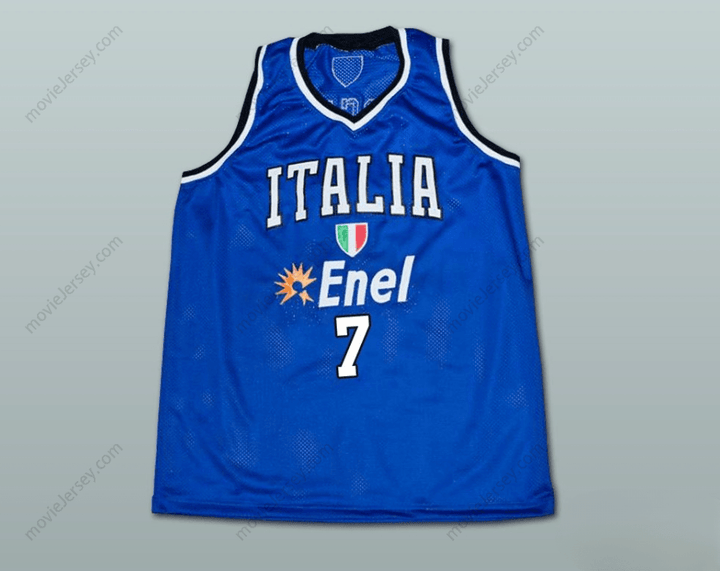 CUSTOM ANY Name Number ANDREA BARGNANI ITALIAN BASKETBALL JERSEY STITCH SEWN ALL SIZES NEW ANY PLAYER Top Stitched S-6XL