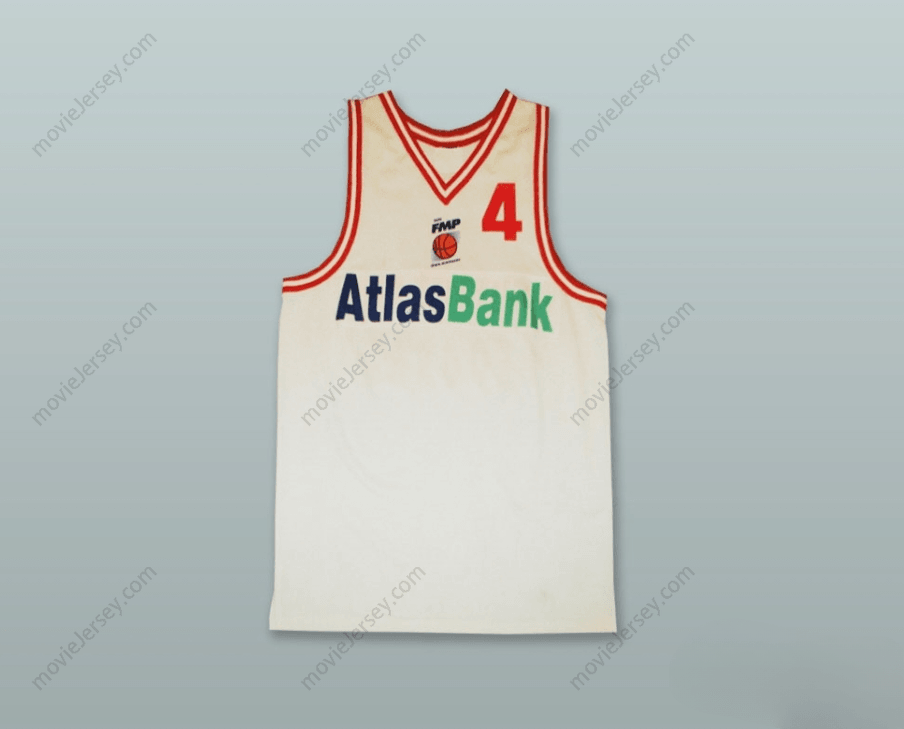 CUSTOM ANY Name Number KK FMP ZELEZNIK BELGRADE SERBIA WHITE BASKETBALL JERSEY Top Stitched S-6XL