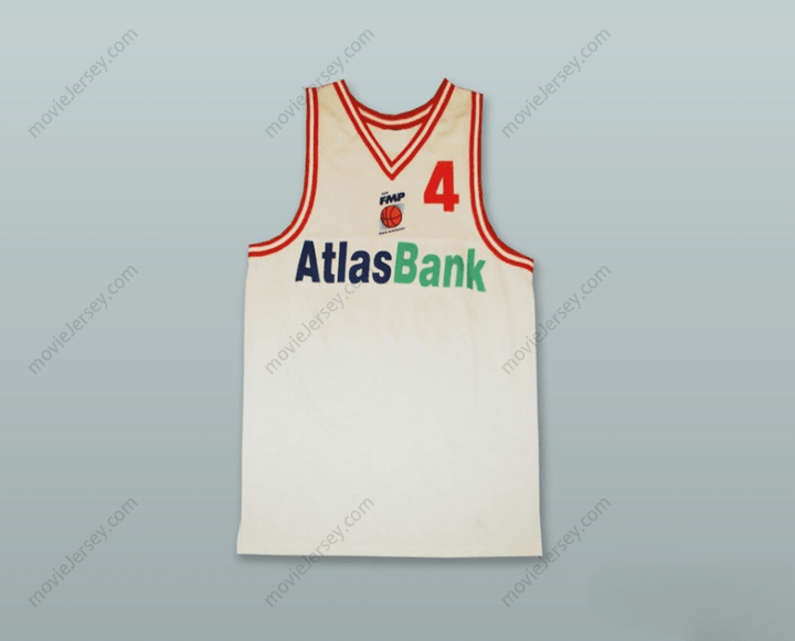 CUSTOM ANY Name Number KK FMP ZELEZNIK BELGRADE SERBIA WHITE BASKETBALL JERSEY Top Stitched S-6XL