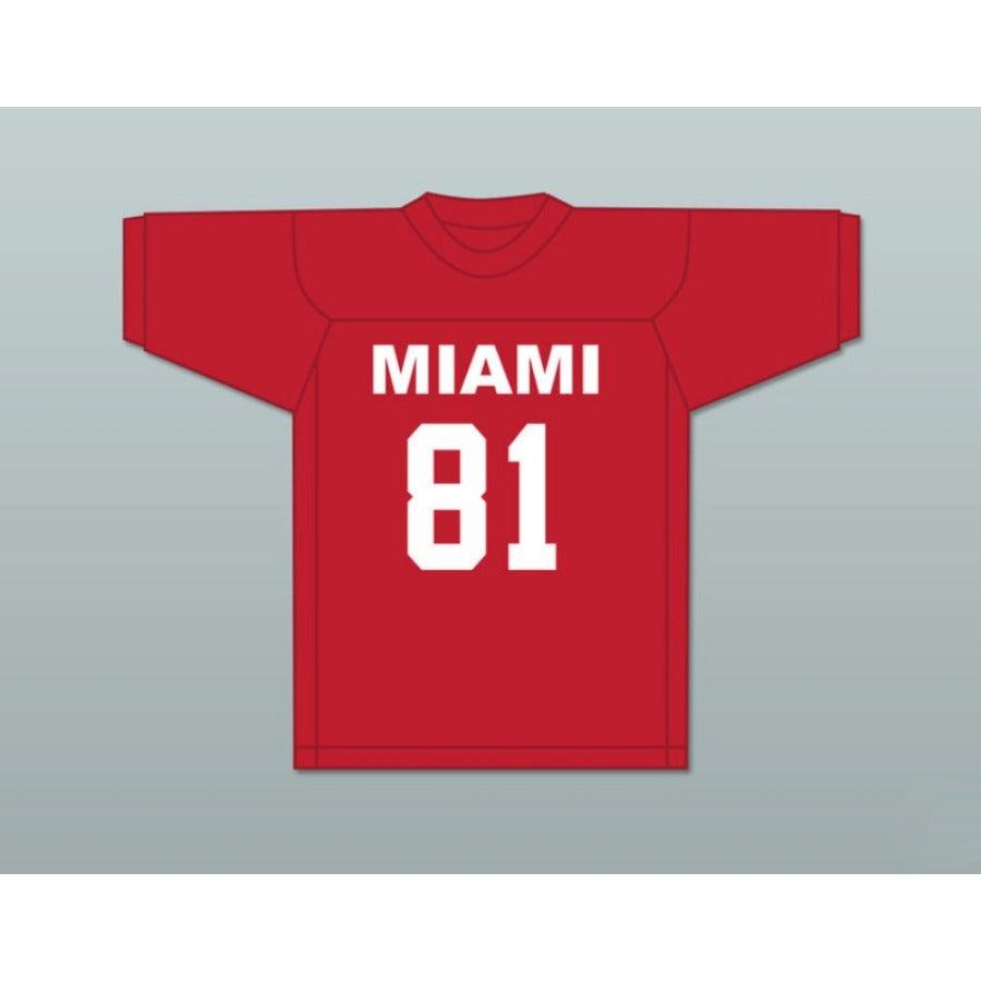 CUSTOM ANY Name Number MARVIN SHAKE TILLER 81 MIAMI Football Jersey Top Stitched S-6XL