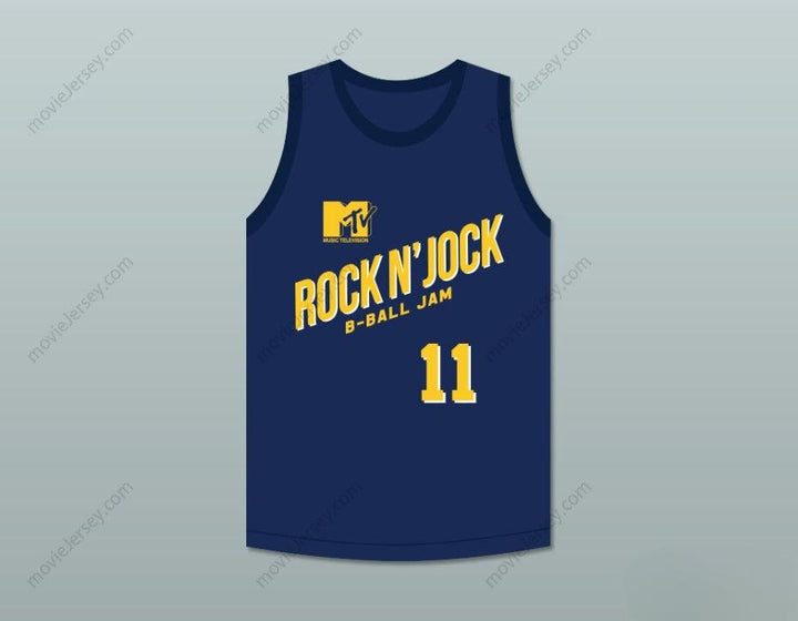 CUSTOM ANY Name Number LEONARDO DICAPRIO 11 VIOLATORS BASKETBALL JERSEY SECOND ANNUAL ROCK N' JOCK B-BALL JAM 1992 Top Stitched S-6XL