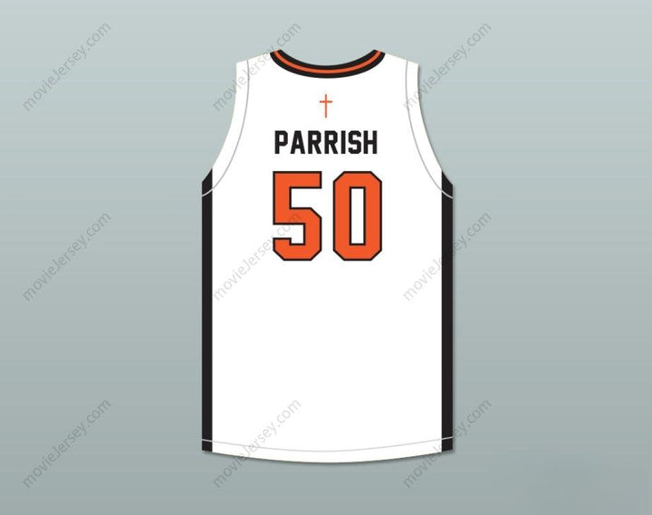 CUSTOM ANY Name Number MARCUS PARRISH 50 BISHOP HAYES TIGERS WHITE BASKETBALL JERSEY THE WAY BACK Top Stitched S-6XL
