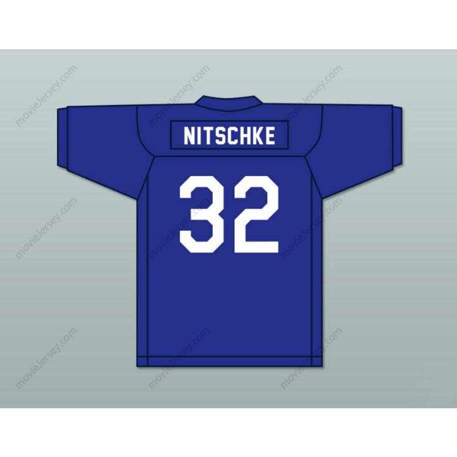 CUSTOM ANY Name Number RAY NITSCHKE 32 PROVISO EAST HIGH SCHOOL PIRATES ROYAL Football Jersey Top Stitched S-6XL