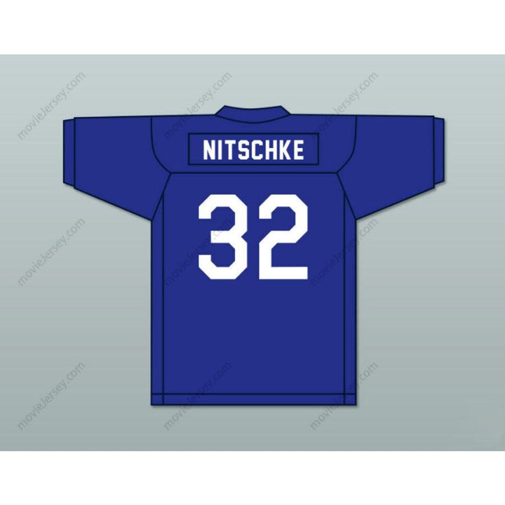 CUSTOM ANY Name Number RAY NITSCHKE 32 PROVISO EAST HIGH SCHOOL PIRATES ROYAL Football Jersey Top Stitched S-6XL