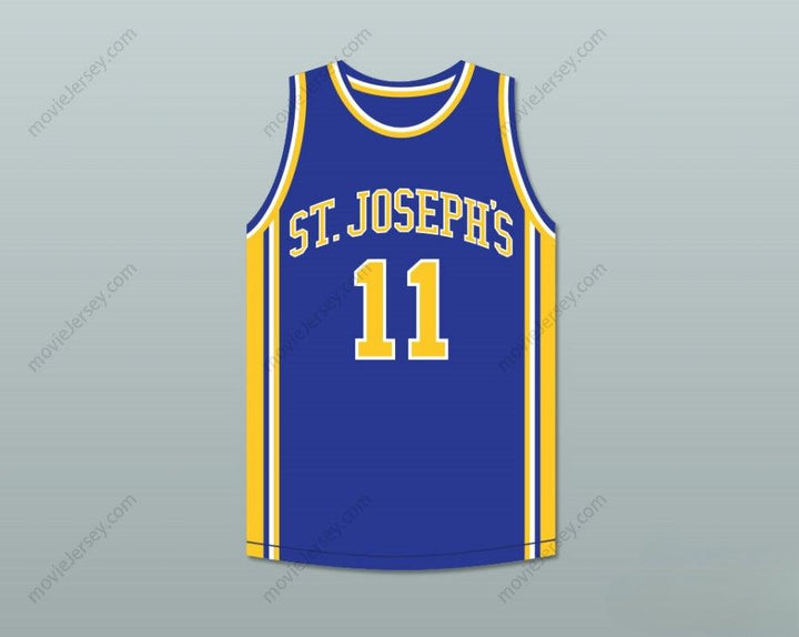 CUSTOM ANY Name Number SALEH WINTAMBUH 11 ST JOSEPH'S BASKETBALL JERSEY THE AIR UP THERE Top Stitched S-6XL