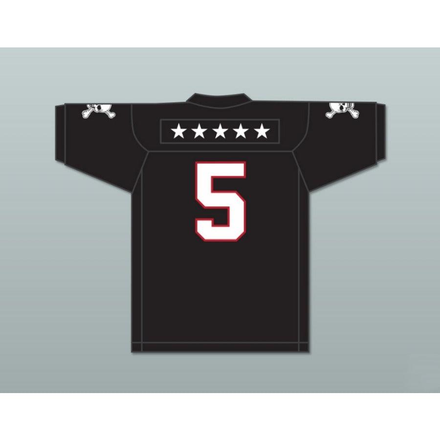 CUSTOM ANY Name Number JOHN FRANKLIN 5 EMCC LIONS ALTERNATE Top Stitched S-6XL