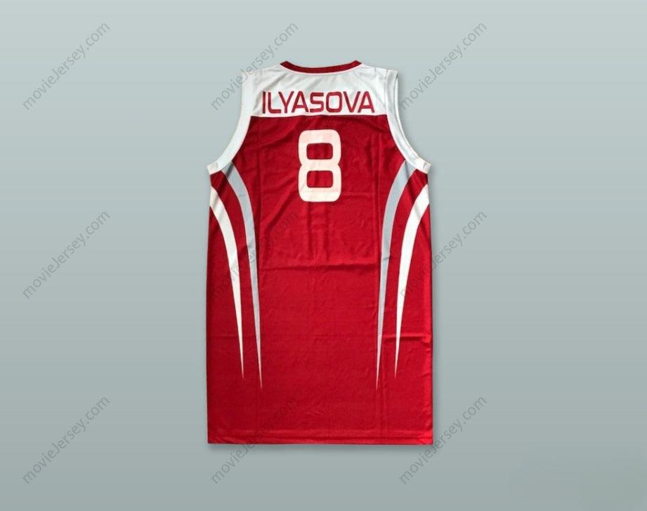 CUSTOM ANY Name Number ERSAN ILYASOVA 8 TURKEY RED BASKETBALL JERSEY Top Stitched S-6XL