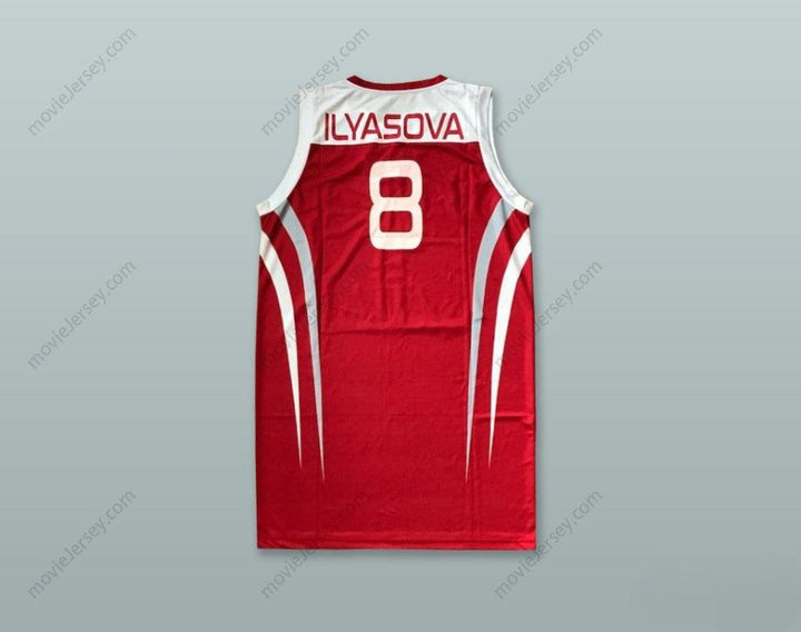 CUSTOM ANY Name Number ERSAN ILYASOVA 8 TURKEY RED BASKETBALL JERSEY Top Stitched S-6XL