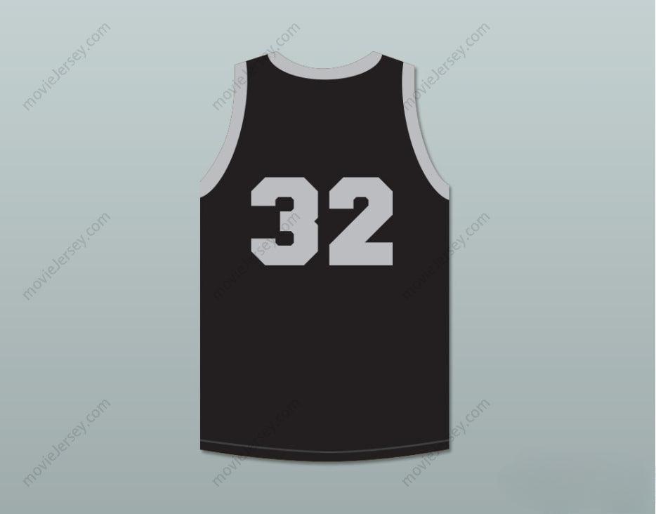 CUSTOM ANY Name Number PATRICK EWING 32 CAMBRIDGE RINDGE AND LATIN SCHOOL FALCONS BLACK BASKETBALL JERSEY Top Stitched S-6XL
