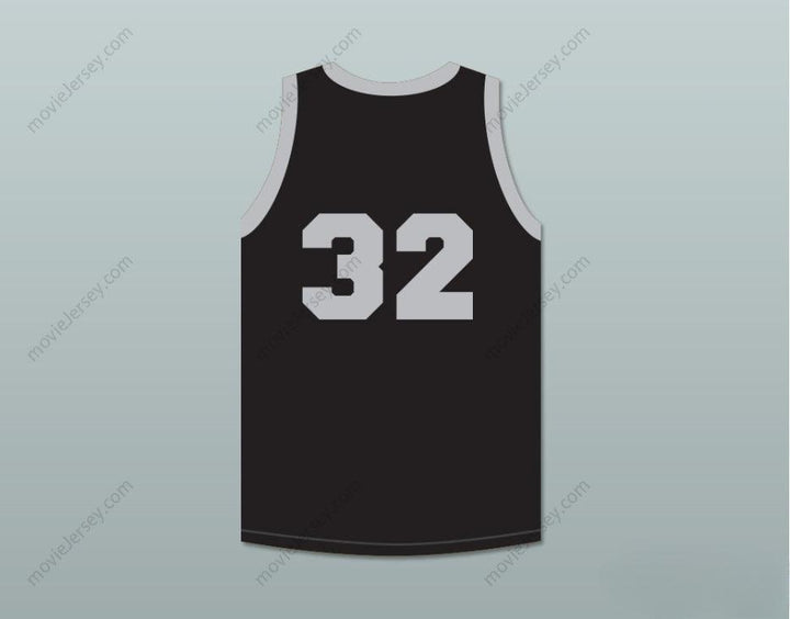 CUSTOM ANY Name Number PATRICK EWING 32 CAMBRIDGE RINDGE AND LATIN SCHOOL FALCONS BLACK BASKETBALL JERSEY Top Stitched S-6XL