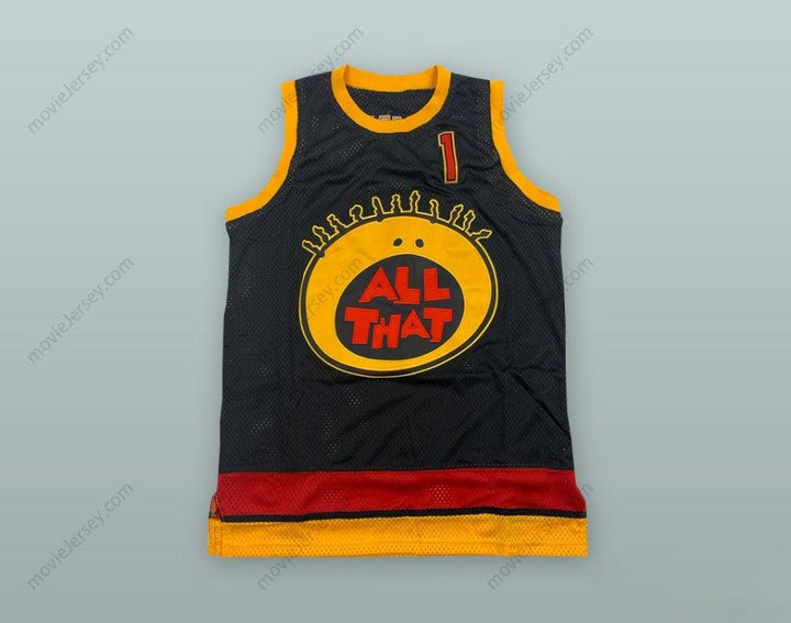 CUSTOM ANY Name Number NICK CANNON 1 ALL THAT BASKETBALL JERSEY Top Stitched S-6XL