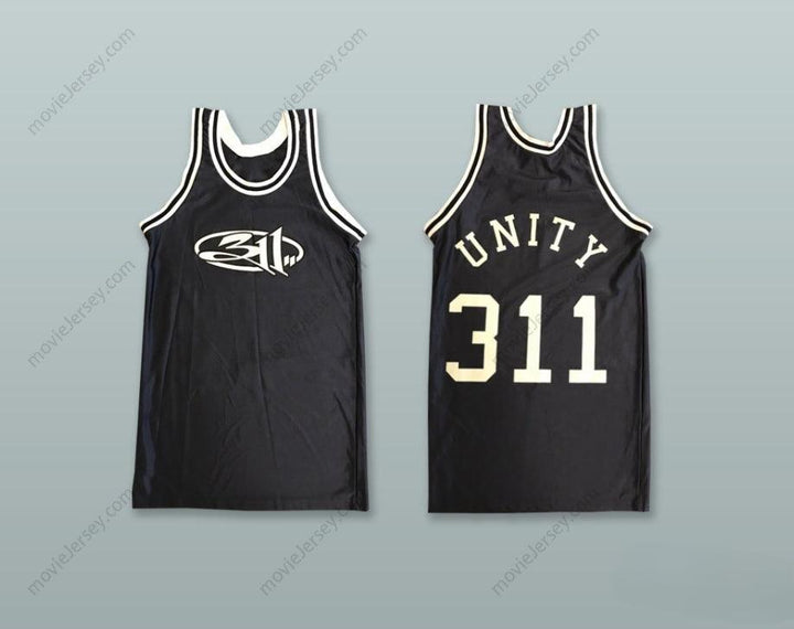 CUSTOM ANY Name Number  UNITY 311 BLACK BASKETBALL JERSEY Top Stitched S-6XL