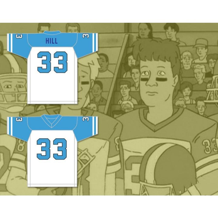 CUSTOM ANY Name Number HANK HILL 33 ARLEN COUGARS HIGH SCHOOL HOME FOOTBALL JERSEY All Stitched S-6XL