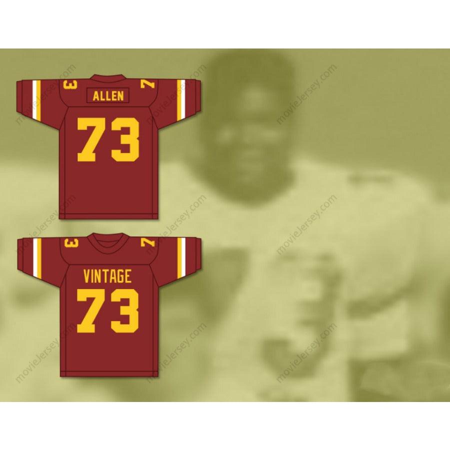 CUSTOM ANY Name Number LARRY ALLEN 73 VINTAGE HIGH SCHOOL CRUSHERS Football Jersey Top Stitched S-6XL
