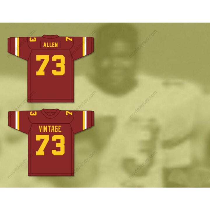 CUSTOM ANY Name Number LARRY ALLEN 73 VINTAGE HIGH SCHOOL CRUSHERS Football Jersey Top Stitched S-6XL