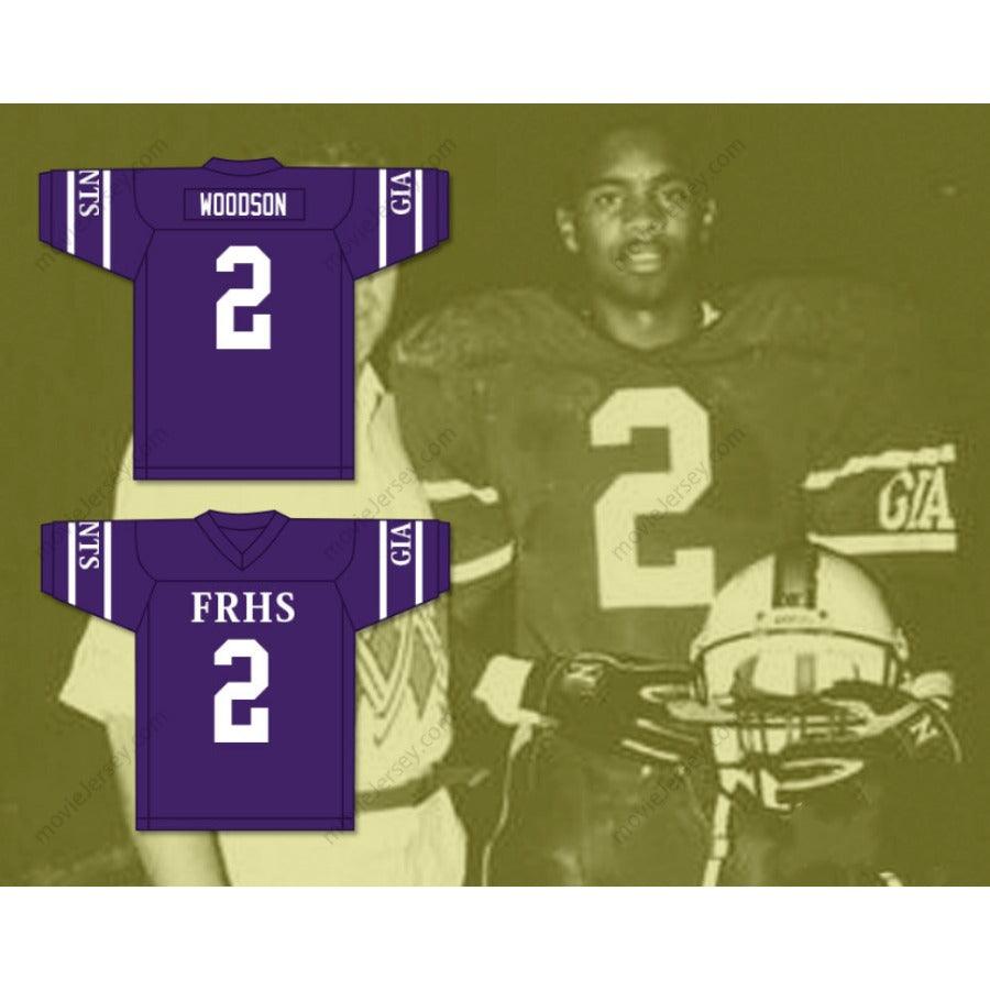 CUSTOM ANY Name Number CHARLES WOODSON 2 FREMONT ROSS HIGH SCHOOL LITTLE GIANTS Football Jersey Top Stitched S-6XL