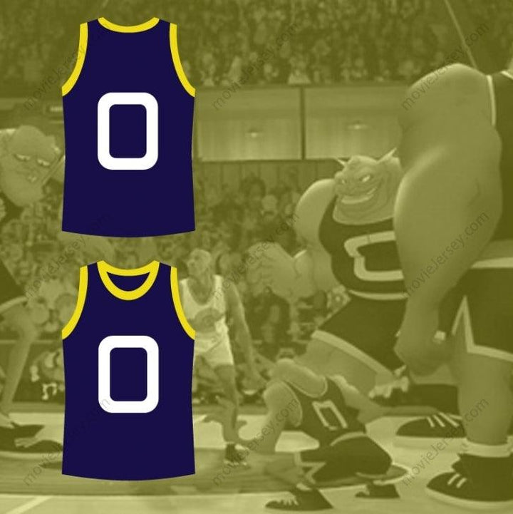 CUSTOM ANY Name Number SPACE JAM MONSTARS BASKETBALL JERSEY ANY SIZE Top Stitched S-6XL