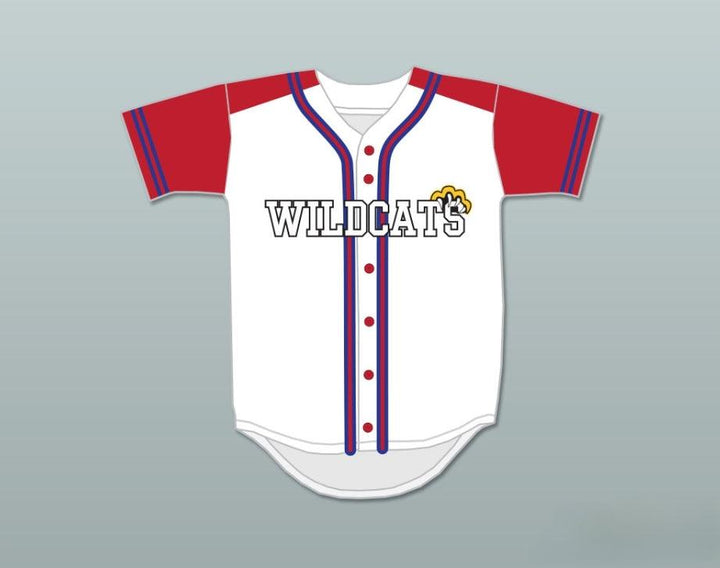 Custom Any Name Number CHAD DANFORTH 8 EAST HIGH SCHOOL WILDCATS BASEBALL JERSEY DESIGN 2 Top Stitched S-6XL