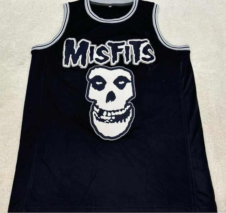 CUSTOM ANY Name Number MISFITS 138 BLACK BASKETBALL JERSEY Top Stitched S-6XL