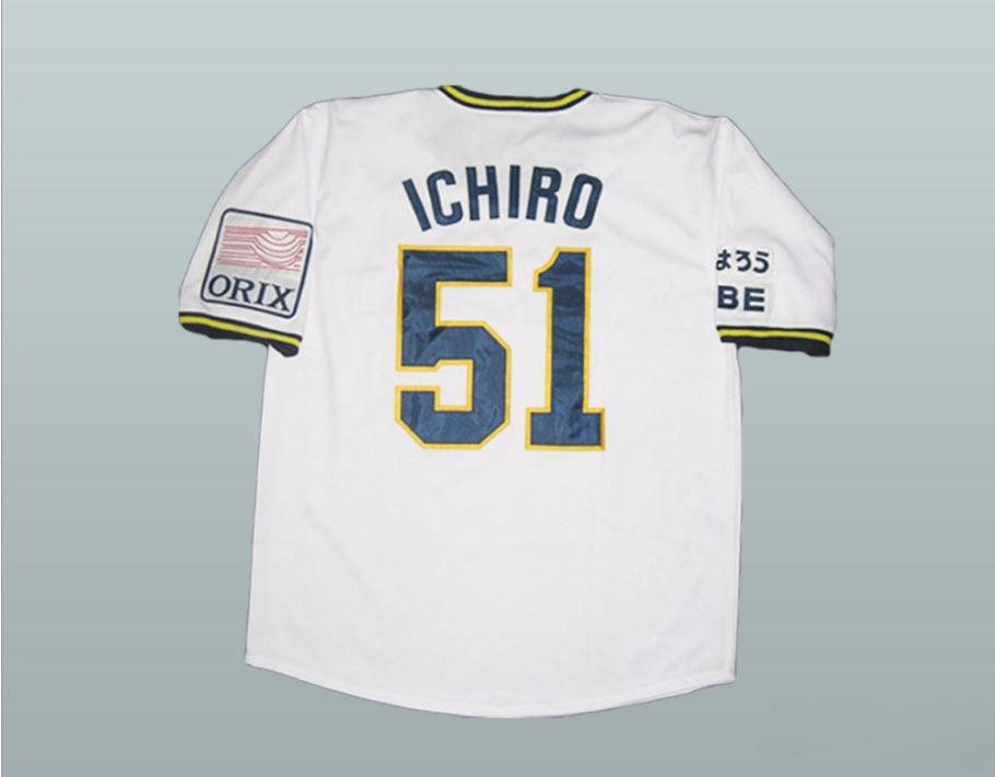 Custom Any Name Number ICHIRO SUZUKI JAPAN BASEBALL JERSEY STITCH NEW SEWN ALL SIZES Top Stitched S-6XL