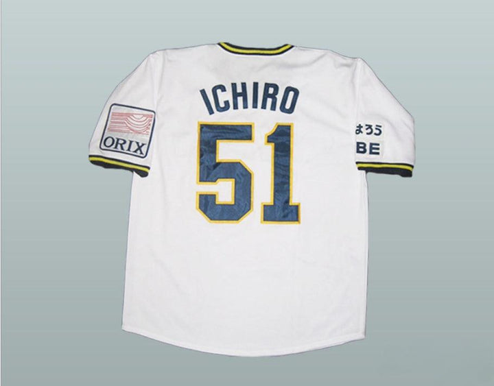 Custom Any Name Number ICHIRO SUZUKI JAPAN BASEBALL JERSEY STITCH NEW SEWN ALL SIZES Top Stitched S-6XL