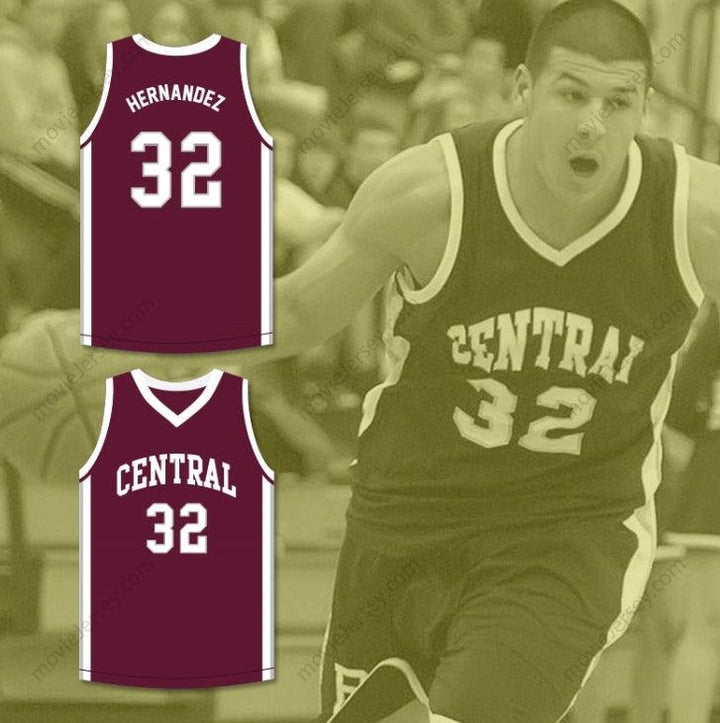 CUSTOM ANY Name Number AARON HERNANDEZ 32 BRISTOL CENTRAL RAMS MAROON BASKETBALL JERSEY KILLER INSIDE: THE MIND OF AARON HERNANDEZ Top Stitched S-6XL