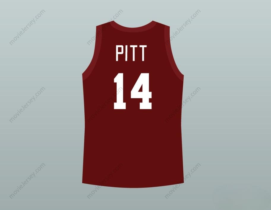 CUSTOM ANY Name Number BRAD PITT CHEROKEE REJECTS 14 SCHOOL BASKETBALL JERSEY Top Stitched S-6XL