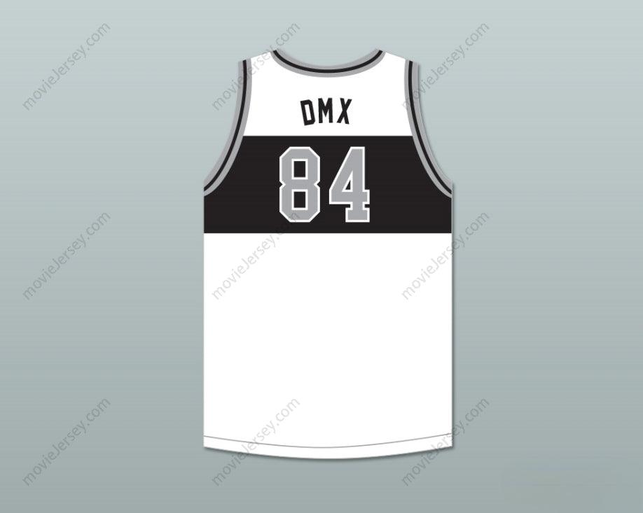 CUSTOM ANY Name Number DMX 84 ROUGH RYDERS WHITE BASKETBALL JERSEY 4 Top Stitched S-6XL