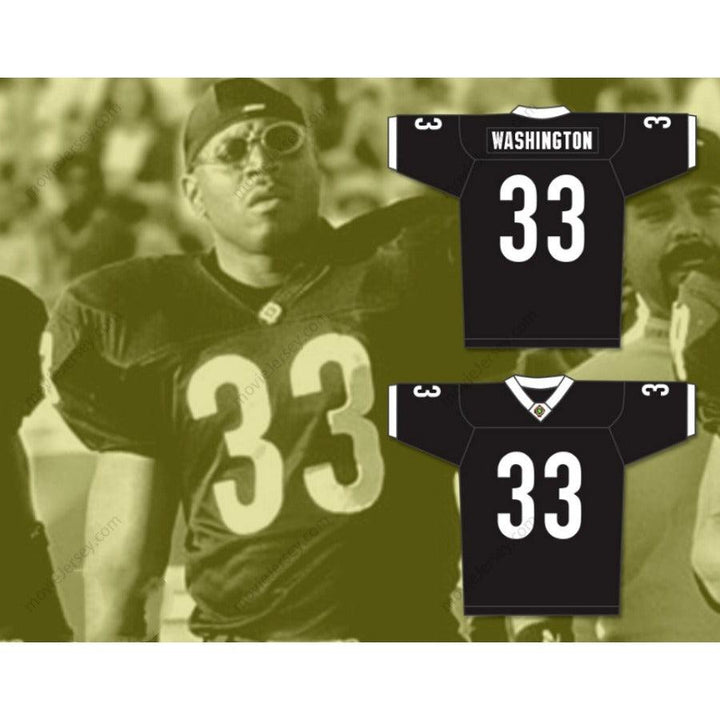 CUSTOM ANY Name Number LL COOL J JULIAN WASHINGTON 33 MIAMI SHARKS Football Jersey Top Stitched S-6XL