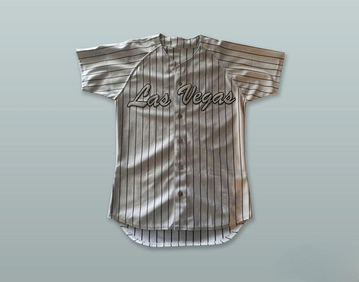Custom Any Name Number  GRAY PINSTRIPED BASEBALL JERSEY Top Stitched S-6XL