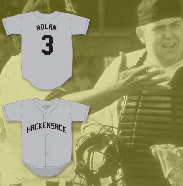 Custom Any Name Number SPIKE NOLAN 3   GRAY BASEBALL JERSEY BREWSTER'S MILLIONS Top Stitched S-6XL