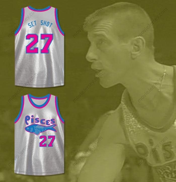 CUSTOM ANY Name Number SET SHOT 27  PISCES BASKETBALL JERSEY THE FISH THAT SAVED  Top Stitched S-6XL