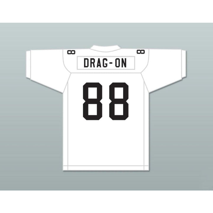CUSTOM ANY Name Number DRAG-ON ROUGH RYDERS 88 SILVER Football Jersey Top Stitched S-6XL