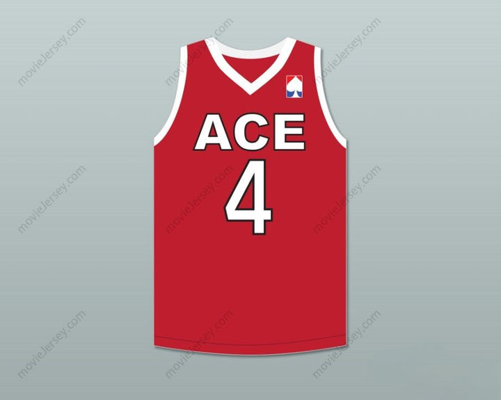 CUSTOM ANY Name Number AUSTIN 4 ACE FAMILY CHARITY RED BASKETBALL JERSEY Top Stitched S-6XL