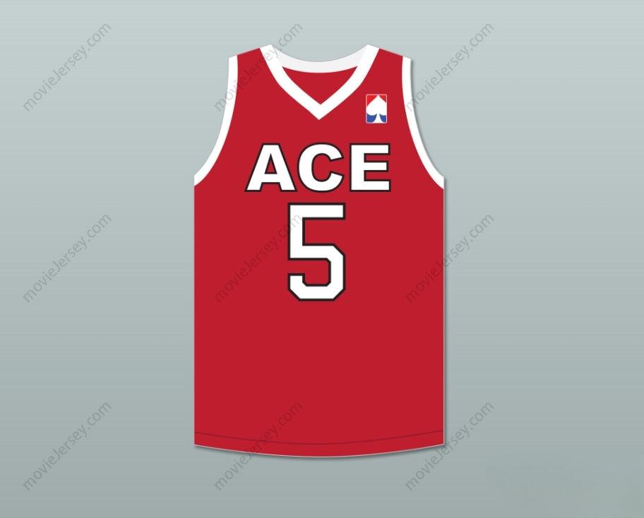 CUSTOM ANY Name Number SWAGGY P. 5 ACE FAMILY CHARITY RED BASKETBALL JERSEY Top Stitched S-6XL