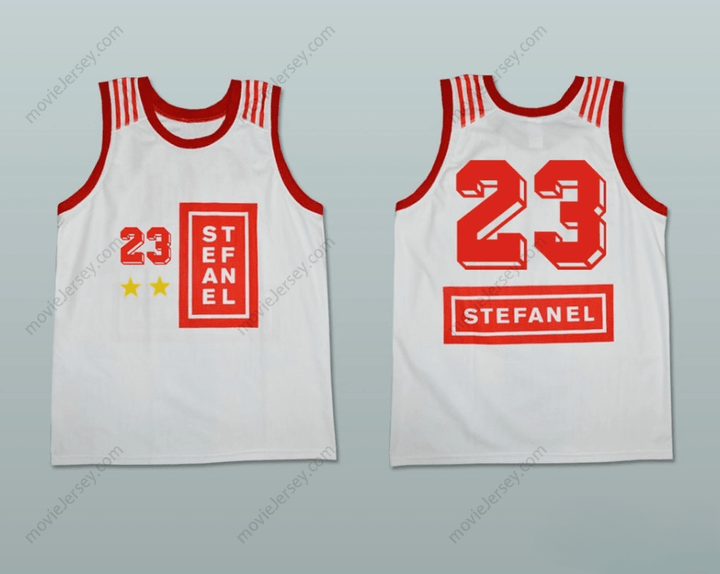 CUSTOM ANY Name Number MICHAEL 23 STEFANEL TRIESTE ITALIAN BASKETBALL JERSEY Top Stitched S-6XL