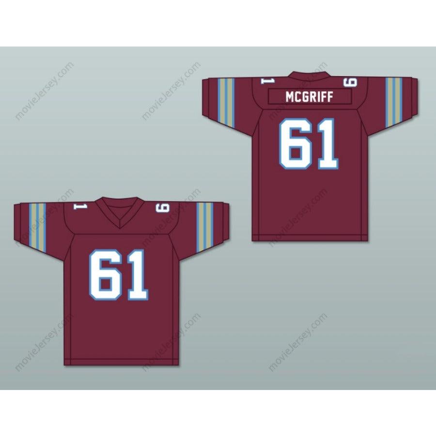 CUSTOM ANY Name Number 1983 USFL TYRONE MCGRIFF 61 MICHIGAN PANTHERS ROAD Football Jersey Top Stitched S-6XL