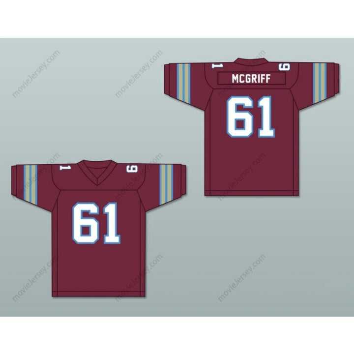CUSTOM ANY Name Number 1983 USFL TYRONE MCGRIFF 61 MICHIGAN PANTHERS ROAD Football Jersey Top Stitched S-6XL