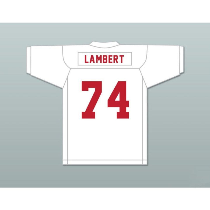 CUSTOM ANY Name Number T.J. LAMBERT 74 MIAMI Football Jersey Top Stitched S-6XL