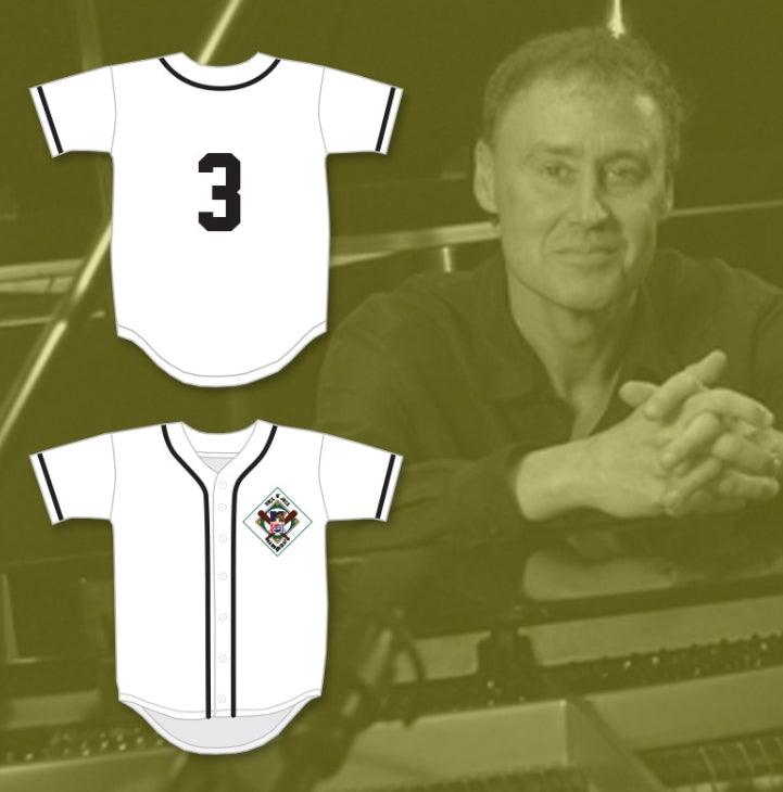 Custom Any Name Number BRUCE HORNSBY 3 SALAMANDERS BASEBALL JERSEY 1ST ANNUAL ROCK N' JOCK DIAMOND DERBY 1990 Top Stitched S-6XL