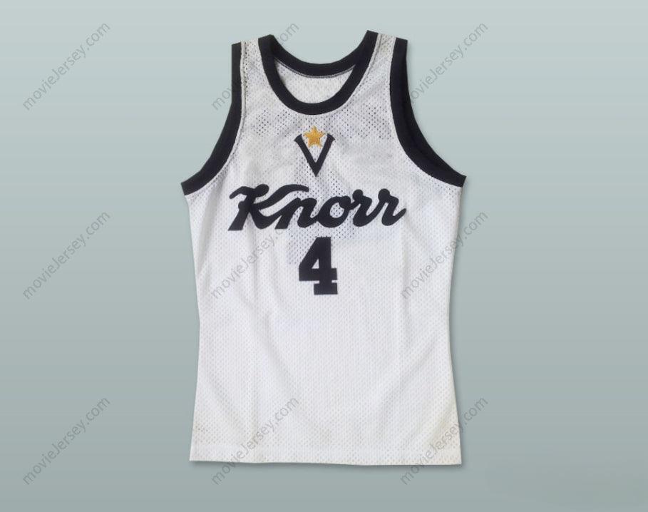 CUSTOM ANY Name Number ROBERTO BRUNAMONTI 4 KNORR BOLOGNA BASKETBALL JERSEY Top Stitched S-6XL