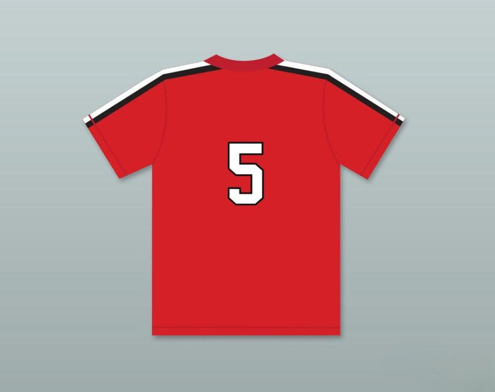 Custom Any Name Number REGGIE THOMAS 5   BASEBALL JERSEY THE BATTERED BASTARDS OF BASEBALL Top Stitched S-6XL