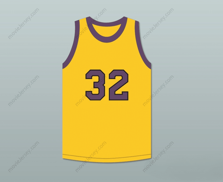 CUSTOM ANY Name Number AIR GORDON 32 YELLOW BASKETBALL JERSEY MARTIN Top Stitched S-6XL