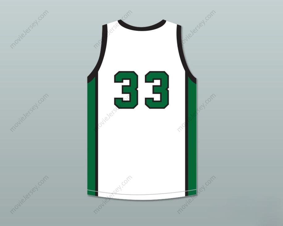 CUSTOM ANY Name Number BILL WALTON 33 HELIX HIGH SCHOOL SCOTTIES WHITE BASKETBALL JERSEY 1 Top Stitched S-6XL