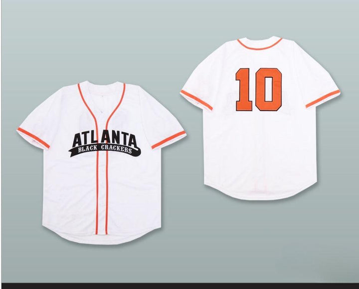 Custom Any Name Number  BLACK CRACKERS 10 WHITE BASEBALL JERSEY Top Stitched S-6XL