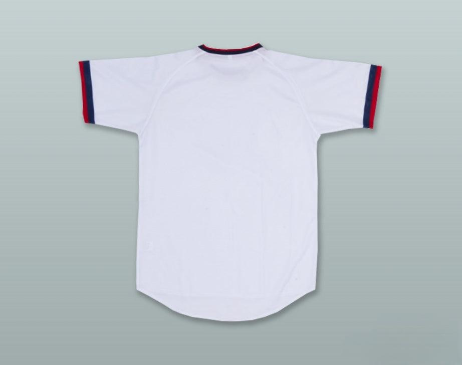 Custom Any Name Number HOKKAIDO NIPPON-HAM FIGHTERS WHITE PULLOVER BASEBALL JERSEY Top Stitched S-6XL